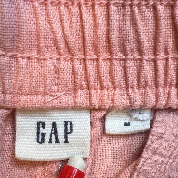 GAP Soft Pink Women's Linen Shorts - Picture 2 of 5